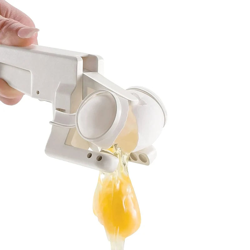 Egg Shell Cracker Handheld Plastic Egg Breaker Egg Opener Creative Egg Separator Tool Kitchen Gadgets