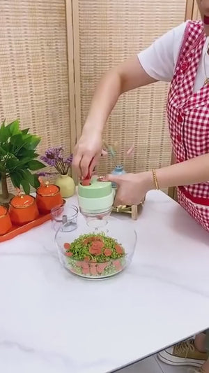 Household Multifunctional Wireless Electric Garlic Masher