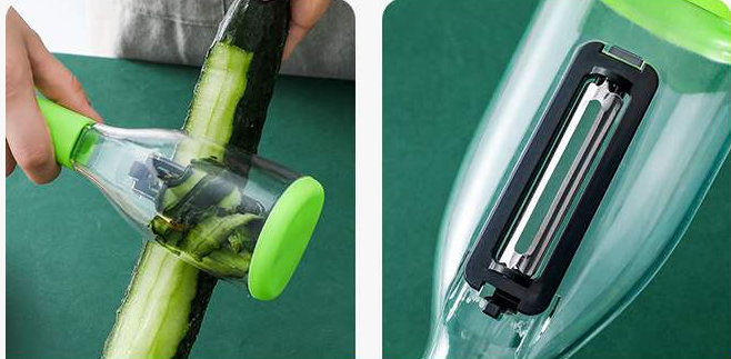 Multifunctional Storage Type Peeling Knife Peeling Knife With Storage Tube Peeler Peeling Kitchen Supplies Household Peeling Knife