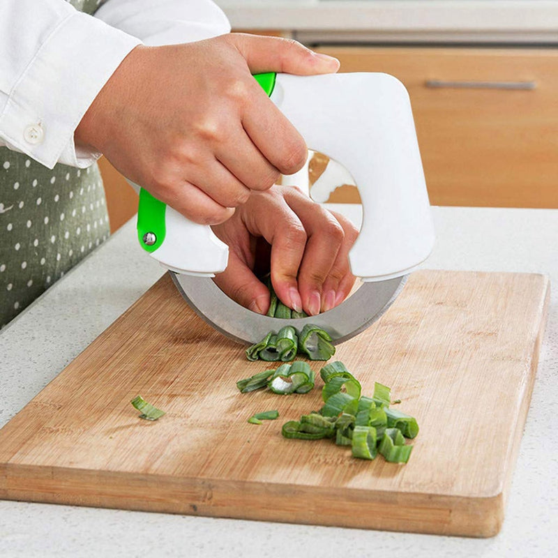 Rolling Knife Circular Kitchen Cutter with Hanging Hook