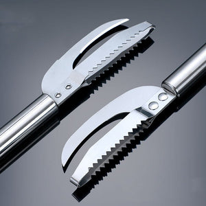 Kitchen 3 In 1 Stainless Steel Scale Planer Fish Scraper Fish Multi-Function Fish Scraper Scale Tool Fish Maw Knife