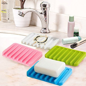 Anti-skid Mat Kitchen Rag Sponge Wiping Drain Storage Rack Kitchen Gadgets